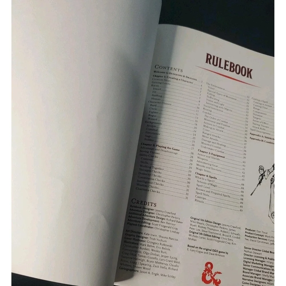 Dungeons & Dragons (D&D) Essentials Kit Rulebook-